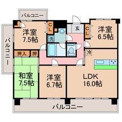 ダイアパレス築地の物件間取画像